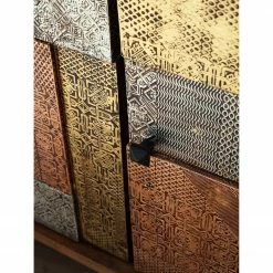 Wolf-Möbel Sideboard Orient - Akazie massiv / Metall - Mehrfarbig -Möbel Verkäufe 2024 1000114122 200630 10585300016 DETAILS P000000001000114122