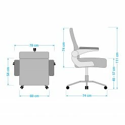 Fredriks Chefsessel Gandy XXL - Webstoff / Metall - Schwarz -Möbel Verkäufe 2024 1000116969 181112 13501401 GALLERYIMAGES P000000001000116969