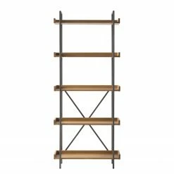 Ars manufacti Bücherregal Dharai I - Echtholzfurnier / Metall - Eiche / Silber -Möbel Verkäufe 2024 1000117164 180626 09565302 GALLERYIMAGES P000000001000117164