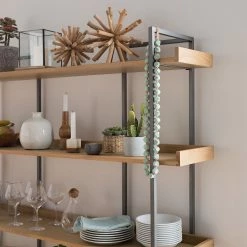 Ars manufacti Bücherregal Dharai II - Echtholzfurnier / Metall - Eiche / Silber -Möbel Verkäufe 2024 1000117167 180912 12435707 GALLERYIMAGES P000000001000117167