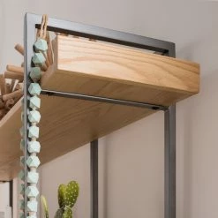 Ars manufacti Bücherregal Dharai II - Echtholzfurnier / Metall - Eiche / Silber -Möbel Verkäufe 2024 1000117167 180912 12435809 GALLERYIMAGES P000000001000117167