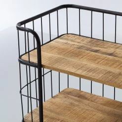 Ars manufacti Regal Namber II - Mango massiv / Metall - Mango / Schwarz -Möbel Verkäufe 2024 1000122518 201008 06183400007 DETAILS P000000001000122518