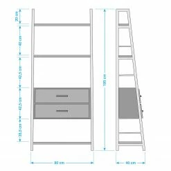 Ars manufacti Regal Atelier IV - Akazie massiv / Metall - Akazie Braun / Anthrazit -Möbel Verkäufe 2024 1000123167 030 GALLERYIMAGES P000000001000123167