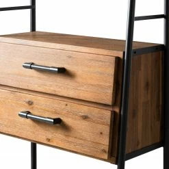 Ars manufacti Regal Atelier IV - Akazie massiv / Metall - Akazie Braun / Anthrazit -Möbel Verkäufe 2024 1000123167 180628 09471406 GALLERYIMAGES P000000001000123167