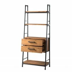 Ars manufacti Regal Atelier IV - Akazie massiv / Metall - Akazie Braun / Anthrazit -Möbel Verkäufe 2024 1000123167 180628 09471407 GALLERYIMAGES P000000001000123167