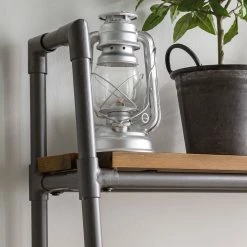 Ars manufacti Regal Atelier IV - Akazie massiv / Metall - Akazie Braun / Anthrazit -Möbel Verkäufe 2024 1000123167 180917 101123021 GALLERYIMAGES P000000001000123167