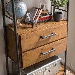 Ars manufacti Regal Atelier IV - Akazie massiv / Metall - Akazie Braun / Anthrazit -Möbel Verkäufe 2024 1000123167 180917 101123041 GALLERYIMAGES P000000001000123167