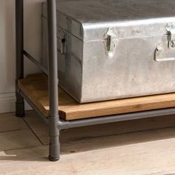 Ars manufacti Regal Atelier IV - Akazie massiv / Metall - Akazie Braun / Anthrazit -Möbel Verkäufe 2024 1000123167 180917 101123051 GALLERYIMAGES P000000001000123167