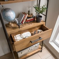 Ars manufacti Regal Atelier IV - Akazie massiv / Metall - Akazie Braun / Anthrazit -Möbel Verkäufe 2024 1000123167 180917 101124071 GALLERYIMAGES P000000001000123167