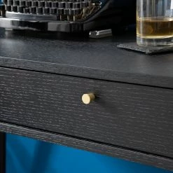 Studio Copenhagen Schreibtisch Moyo - Eiche teilmassiv / Metall - Matt Schwarz / Gold -Möbel Verkäufe 2024 1000123494 190315 15403300003 GALLERYIMAGES P000000001000123494