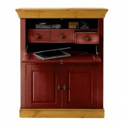 Maison Belfort Sekretär Bergen - Kiefer Rot / Kiefer Laugenfarbig -Möbel Verkäufe 2024 1000125642 211122 08323702195 DETAILS P000000001000125642