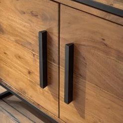 Ars manufacti Regal Woodson IV - Akazie massiv / Eisen - Akazie Hellbraun -Möbel Verkäufe 2024 1000125843 191112 10033000121 DETAILS P000000001000125843