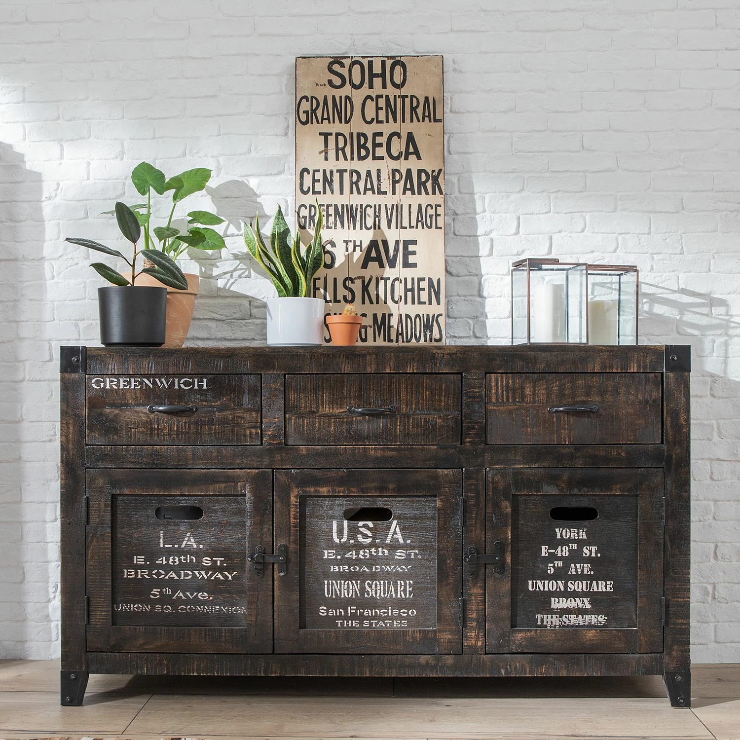 Ars manufacti Sideboard Keyport II - Mango massiv 5 Ars manufacti Sideboard Keyport II - Mango massiv – Bild 3