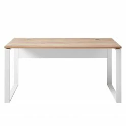 Germania Schreibtisch Lioni - Eiche Navarra Dekor / Weiß -Möbel Verkäufe 2024 1000126195 180716 12473817 GALLERYIMAGES P000000001000126195