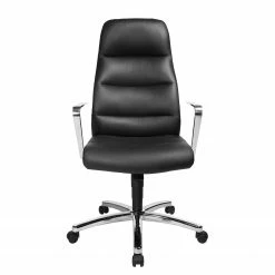 Topstar Bürodrehstuhl Chairman 70 ll - Echtleder / Aluminium - Schwarz / Chrom -Möbel Verkäufe 2024 1000127467 180807 17584841 GALLERYIMAGES P000000001000127467