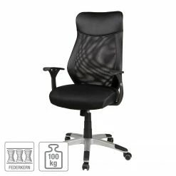 Duo Collection Chefsessel Niko - Kunstleder / Schwarz -Möbel Verkäufe 2024 1000129053 180920 15250806 ICON GALLERYIMAGES P000000001000129053 icon seal