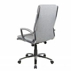 Duo Collection Chefsessel Lennes - Webstoff / Metall - Grau / Chrom -Möbel Verkäufe 2024 1000129054 180817 15164859 GALLERYIMAGES P000000001000129054