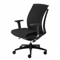 Mayer Sitzmöbel Bürodrehstuhl Erick - Mischgewebe - Schwarz