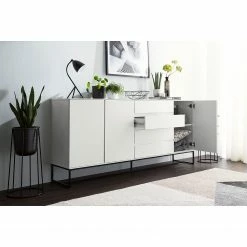 Fredriks Sideboard Zaddy I - Weiß / Schwarz -Möbel Verkäufe 2024 1000134689 210426 15153100010 MOOD DETAILS P000000001000134689 mood