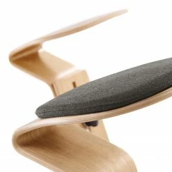 Mayer Sitzmöbel Hocker myERCOLINO - Laneve-Wolle / Echtholzfunier - Anthrazit -Möbel Verkäufe 2024 1000137040 181116 13234663 GALLERYIMAGES P000000001000137040