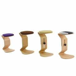 Mayer Sitzmöbel Hocker myERCOLINO - Laneve-Wolle / Echtholzfunier - Anthrazit -Möbel Verkäufe 2024 1000137040 181116 13234765 GALLERYIMAGES P000000001000137040