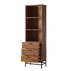 Ars manufacti Regal Grasby - Pinie massiv / Metall - Pinie / Schwarz -Möbel Verkäufe 2024 1000147149 190726 15531700015 DETAILS P000000001000147149