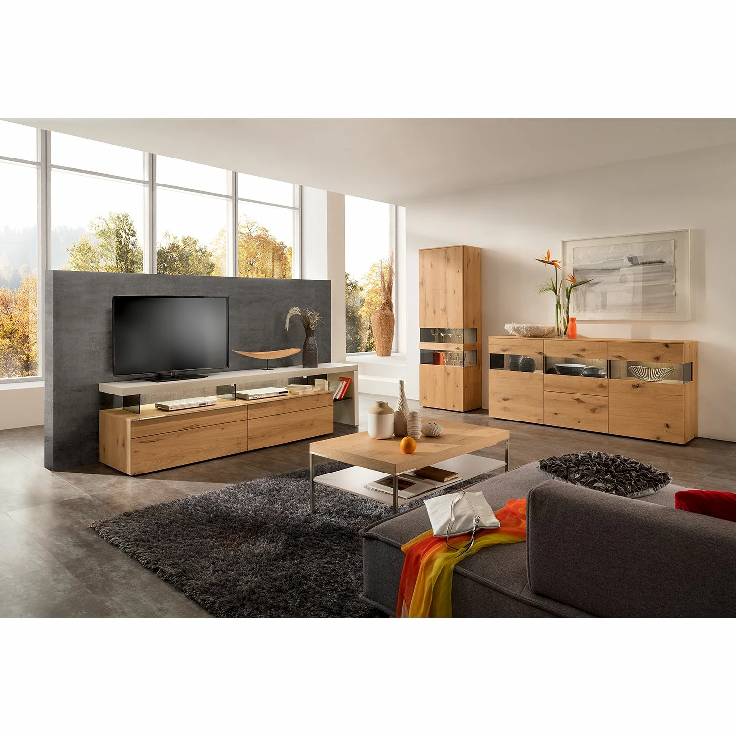 GWINNER Sideboard Anzio II - Balkeneiche 7 GWINNER Sideboard Anzio II - Balkeneiche – Bild 5