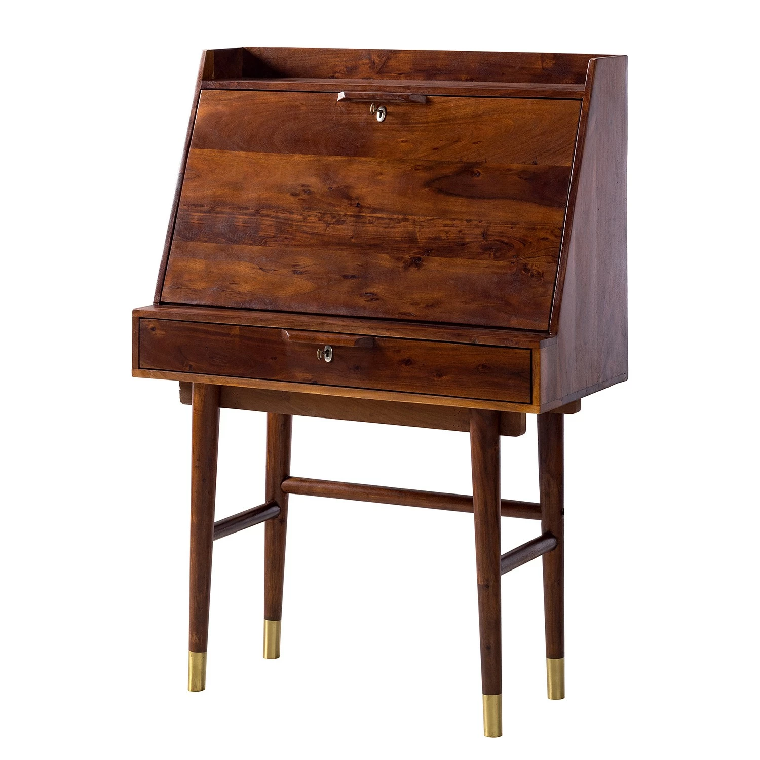 Ars manufacti Sekretär Baxley - Akazie massiv / Metall - Akazie / Gold 3 Ars manufacti Sekretär Baxley - Akazie massiv / Metall - Akazie / Gold