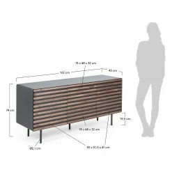 Norrwood Sideboard Kipra - Echtholzfurnier - Walnuss / Graphit 11 Norrwood Sideboard Kipra - Echtholzfurnier - Walnuss / Graphit -Möbel Verkäufe 2024 1000150226 181214 16440300080 GALLERYIMAGES P000000001000150226