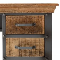 Ars manufacti Schreibtisch Hunter II - Mango massiv / Metall - Mango / Silber -Möbel Verkäufe 2024 1000150447 210630 15210700011 DETAILS P000000001000150447