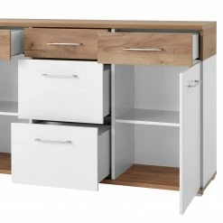 Germania Sideboard Nerola - Weiß / Eiche Navarra Dekor -Möbel Verkäufe 2024 1000150711 190104 11554500024 GALLERYIMAGES P000000001000150711