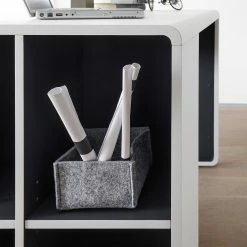 Loftscape Schreibtisch Cooks Hill - Matt Weiß / Matt Anthrazit -Möbel Verkäufe 2024 1000150737 190110 15124600004 GALLERYIMAGES P000000001000150737