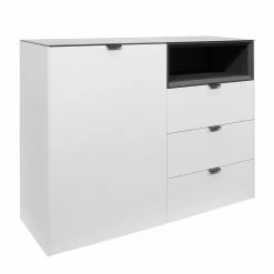 Loftscape Sideboard Batchelor I - Weiß / Anthrazit