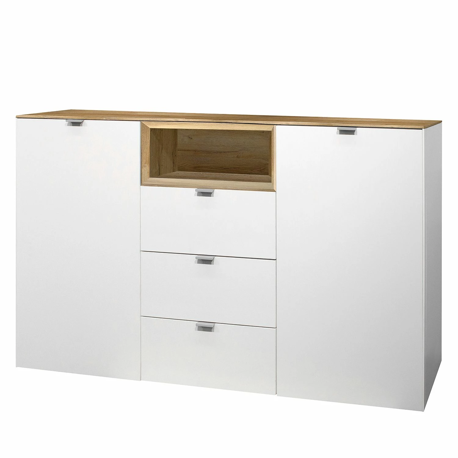 Loftscape Sideboard Batchelor II - Weiß / Eiche Dekor 3 Loftscape Sideboard Batchelor II - Weiß / Eiche Dekor