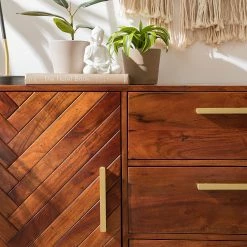 Jack & Alice Sideboard Loga - Akazie massiv / Eisen - Akazie Braun -Möbel Verkäufe 2024 1000153425 190925 06220300020 DETAILS P000000001000153425