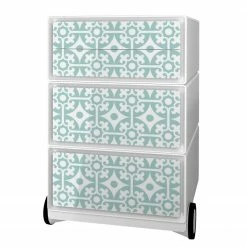 EasyOffice by Paperflow Rollcontainer easyBox Vintage I - Kunststoff - Weiß