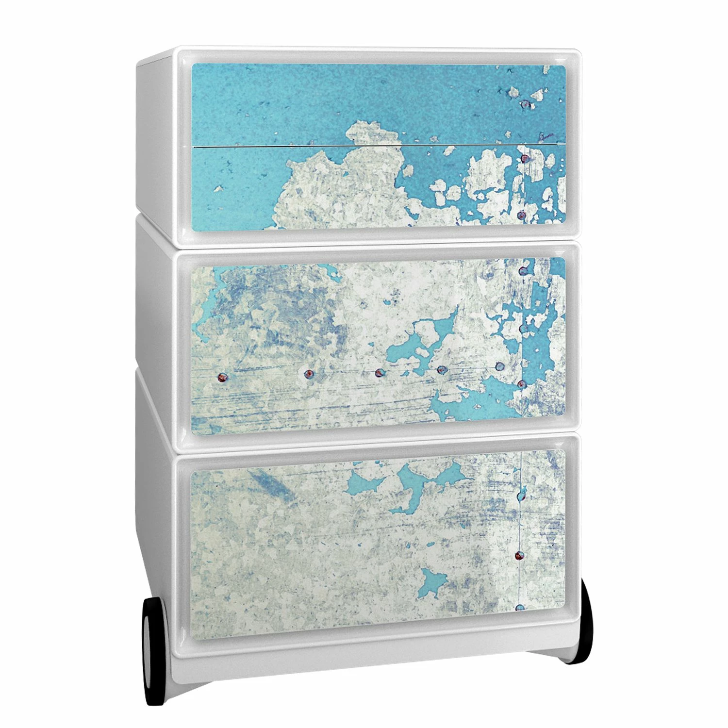 EasyOffice by Paperflow Rollcontainer easyBox Industrial III - Kunststoff - Weiß 3 EasyOffice by Paperflow Rollcontainer easyBox Industrial III - Kunststoff - Weiß