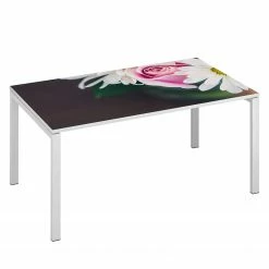 EasyOffice by Paperflow Schreibtisch easyDesk Floral II - Weiß - Breite: 140 cm
