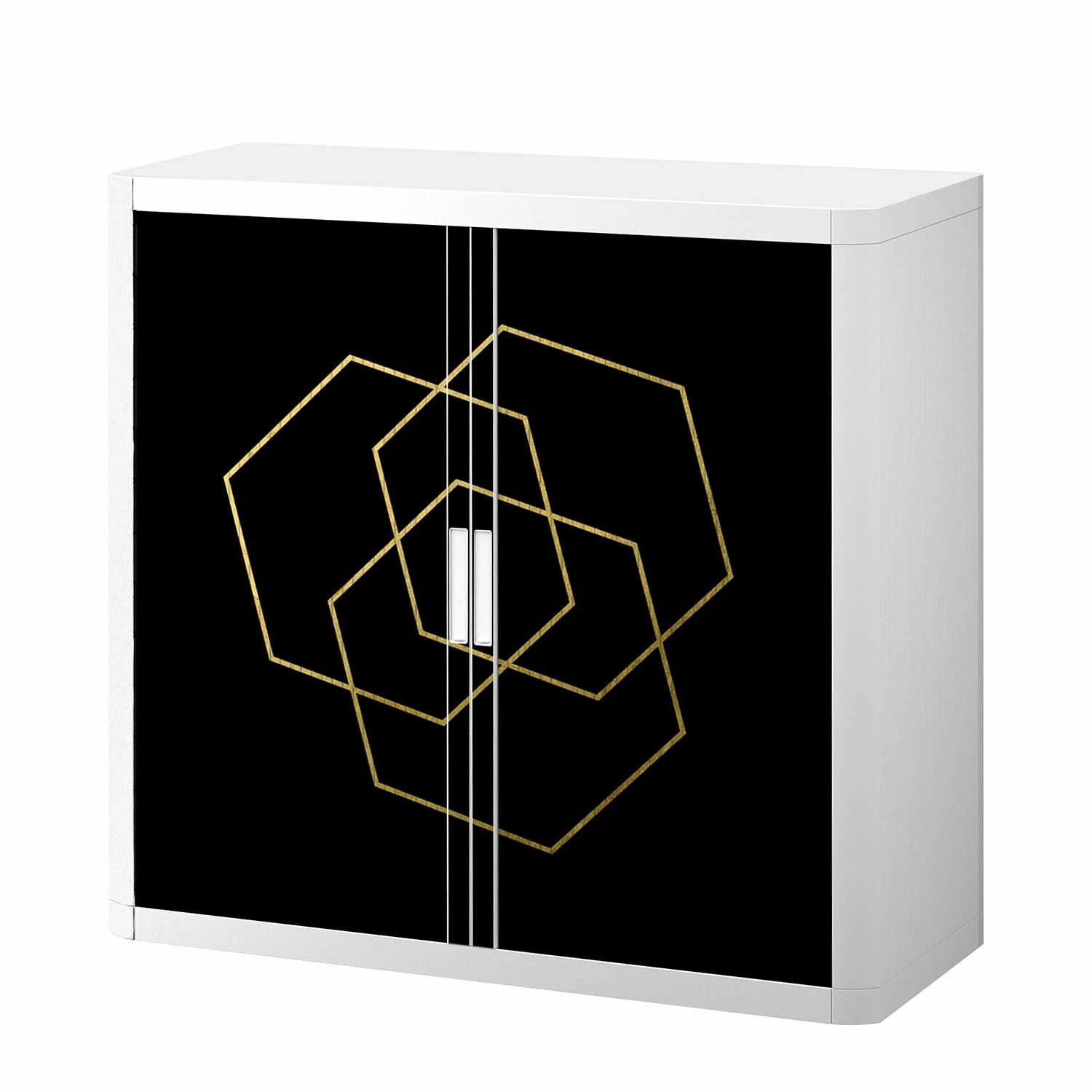 EasyOffice by Paperflow Aktenschrank easyOffice Classic Chic III - Kunststoff - Schwarz / Weiß 3 EasyOffice by Paperflow Aktenschrank easyOffice Classic Chic III - Kunststoff - Schwarz / Weiß