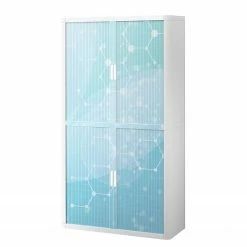 EasyOffice by Paperflow Aktenschrank easyOffice Office II - Kunststoff - Weiß