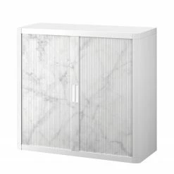 EasyOffice by Paperflow Aktenschrank easyOffice Strukturen I - Kunststoff - Weiß