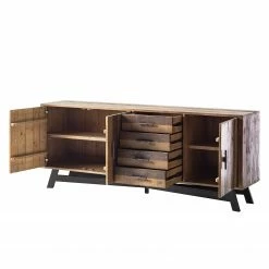 Ars manufacti Sideboard Tamati II - Pinie massiv / Eisen - Pinie / Schwarz -Möbel Verkäufe 2024 1000166787 191011 15391700010 DETAILS P000000001000166787