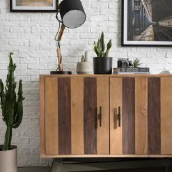 Ars manufacti Sideboard Tamati II - Pinie massiv / Eisen - Pinie / Schwarz -Möbel Verkäufe 2024 1000166787 200117 06085800009 MOOD DETAILS P000000001000166787 mood