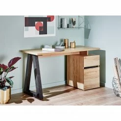 Jahnke Schreibtisch CLUB C 140 - Eiche Dekor -Möbel Verkäufe 2024 1000168496 190402 11294900007 MOOD GALLERYIMAGES P000000001000168496 mood