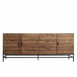 Ars manufacti Sideboard Grasby II - Altholz Pinie / Metall - Pinie Dunkel / Schwarz -Möbel Verkäufe 2024 1000168548 191108 18580600002 DETAILS P000000001000168548