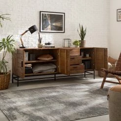 Ars manufacti Sideboard Grasby II - Altholz Pinie / Metall - Pinie Dunkel / Schwarz -Möbel Verkäufe 2024 1000168548 191126 17373400006 MOOD DETAILS P000000001000168548 mood