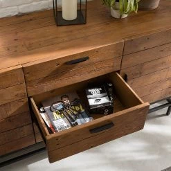 Ars manufacti Sideboard Grasby II - Altholz Pinie / Metall - Pinie Dunkel / Schwarz -Möbel Verkäufe 2024 1000168548 191126 17373400011 DETAILS P000000001000168548