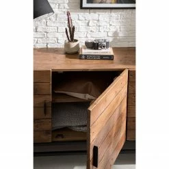 Ars manufacti Sideboard Grasby II - Altholz Pinie / Metall - Pinie Dunkel / Schwarz -Möbel Verkäufe 2024 1000168548 191126 17373400015 DETAILS P000000001000168548