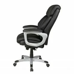 Duo Collection Chefsessel Alfonso - Kunstleder / Kunststoff - Schwarz / Silber -Möbel Verkäufe 2024 1000168580 190403 12112700003 GALLERYIMAGES P000000001000168580