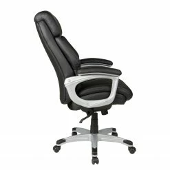 Duo Collection Chefsessel Alfonso - Kunstleder / Kunststoff - Schwarz / Silber -Möbel Verkäufe 2024 1000168580 190403 12112700007 GALLERYIMAGES P000000001000168580